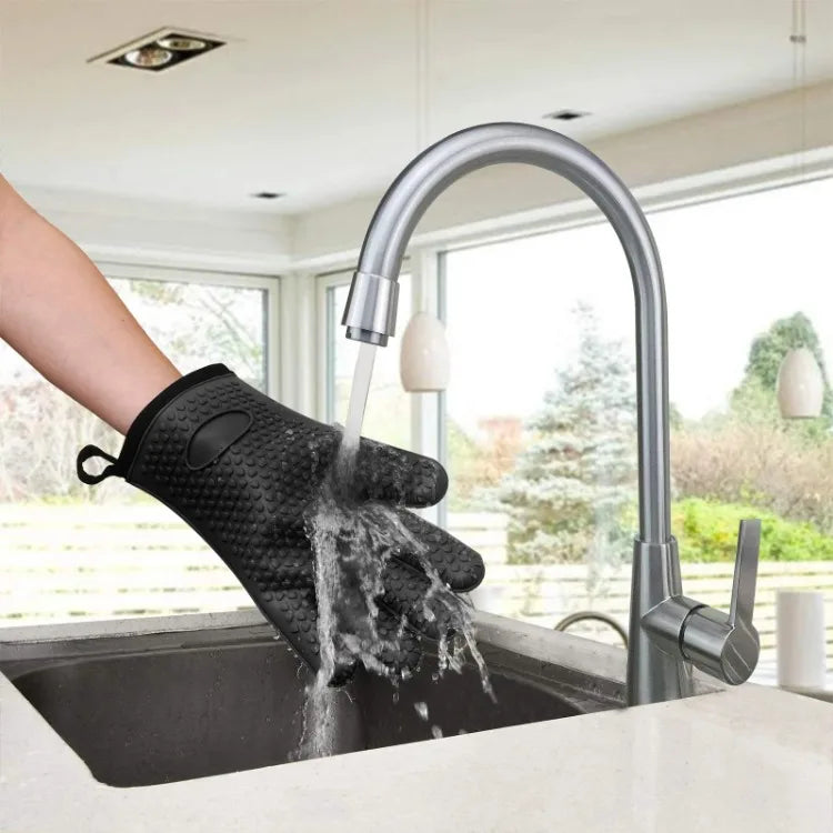 Heat Resistant Silicone Oven Mitts